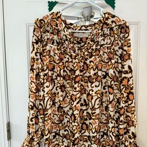 LOFT Multicolor Floral Top